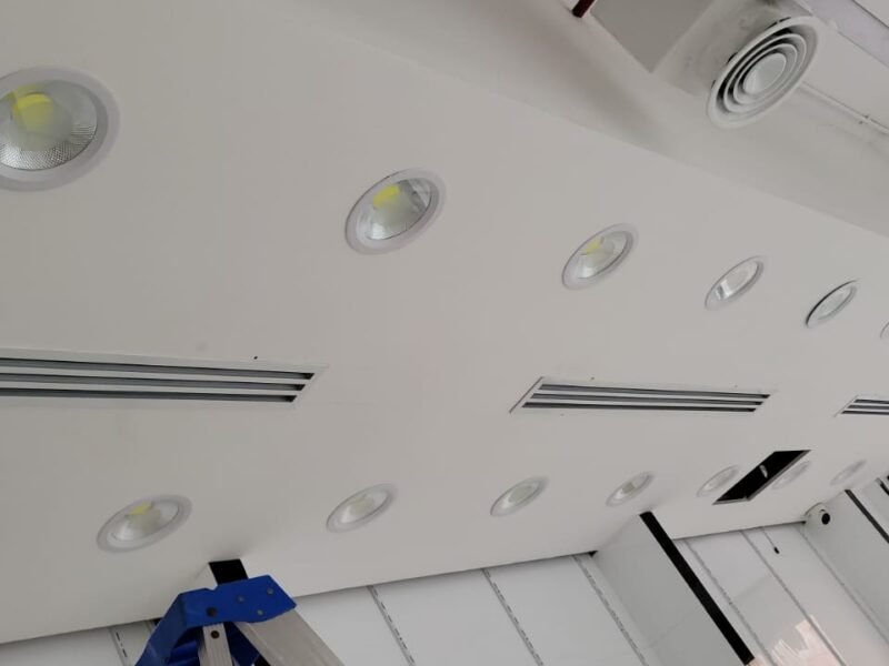 False ceiling, cove lighting